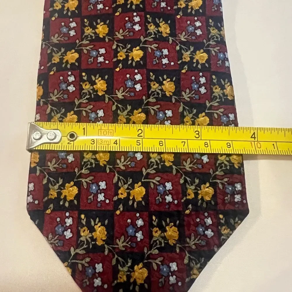 Valentino Cravatte Men’s Silk Luxury Floral Tie Italy Old Money Formal Luxury